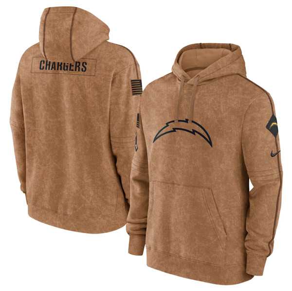 Men's Los Angeles Chargers 2023 Brown Salute to Service Pullover Hoodie,We sell and wholesale Men's Los Angeles Chargers 2023 Brown Salute to Service Pullover Hoodie on line form chian!